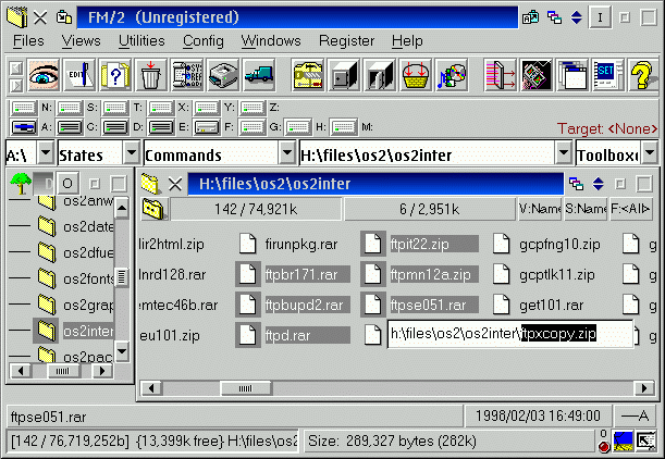 [Screenshot: FileManager/2]