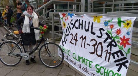 Studierende streiken fürs Klima