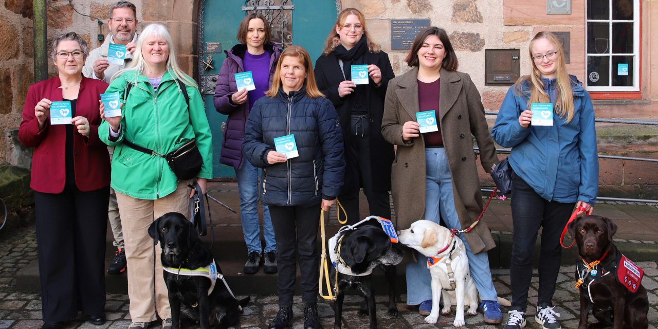 Assistenzhunde willkommen