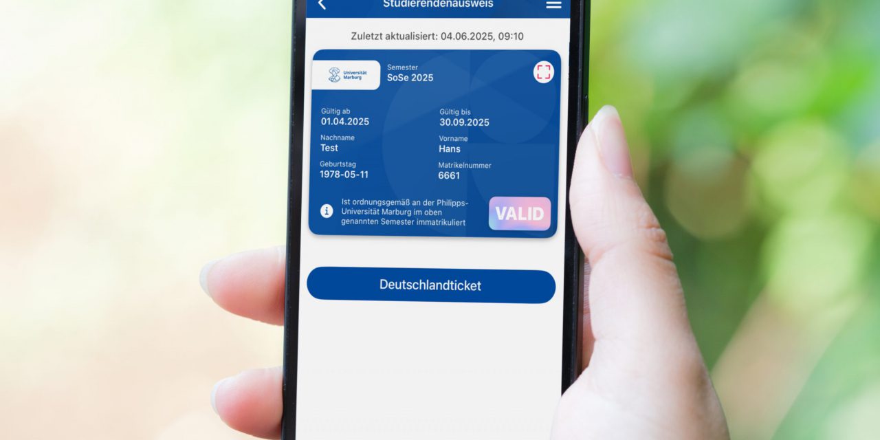 Uni Marburg startet digitalen Studierendenausweis