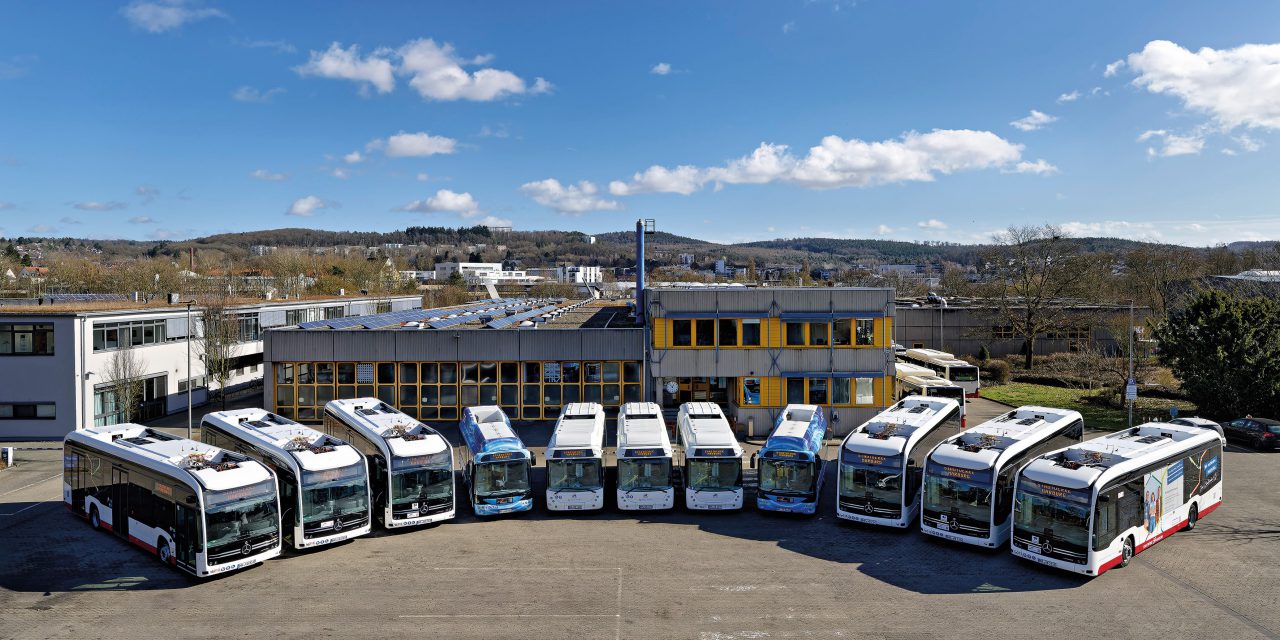 Zwölf neue Elektrobusse
