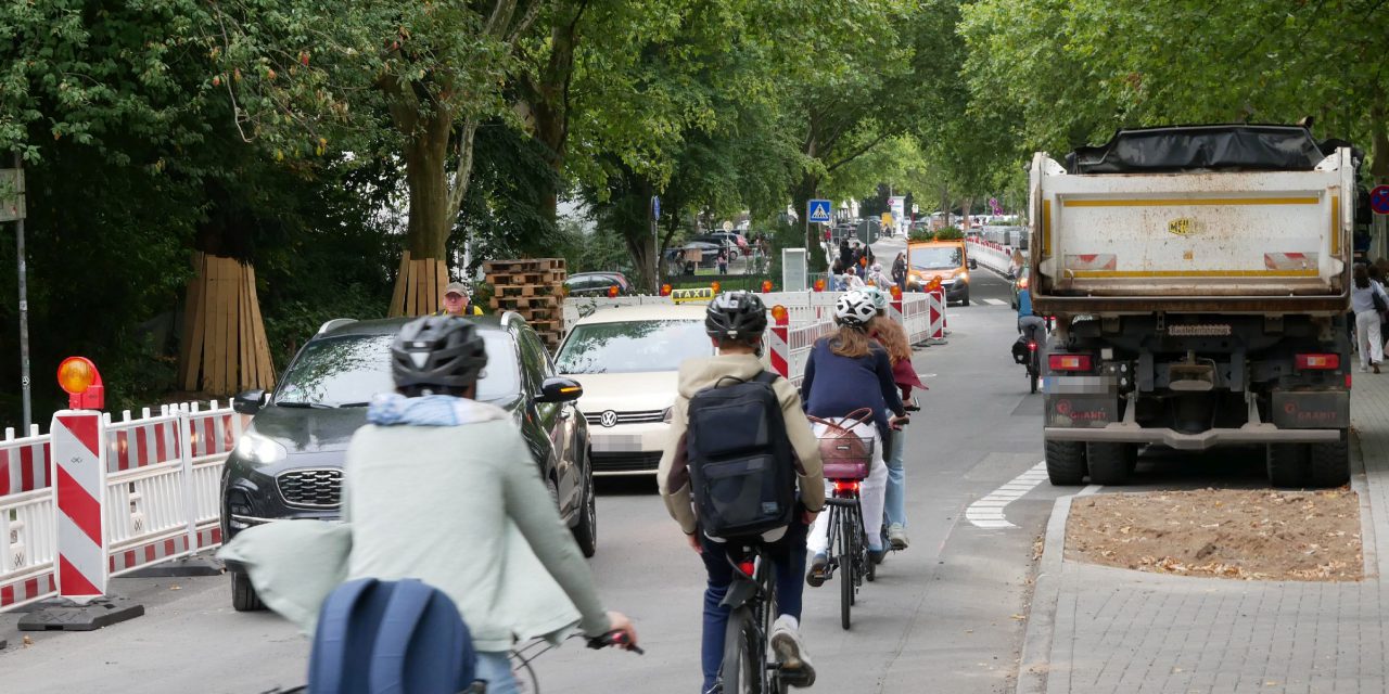 Wie eine Radstraße eskaliert