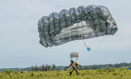 Fallschirmjäger im Gesundheitsamt