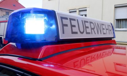 Friedensdorf: Großbrand in Lagerhalle