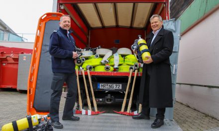 Marburger Feuerwehr spendet Ausrüstung für die Ukraine