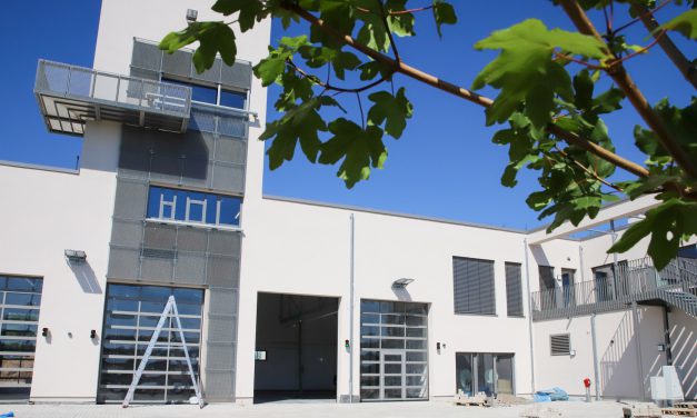 Feuerwehr-Neubau fast fertig