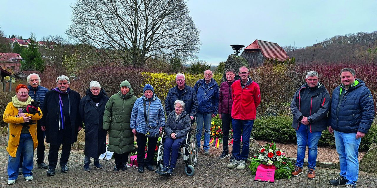 Gedenken an Opfer von Mechterstädt 