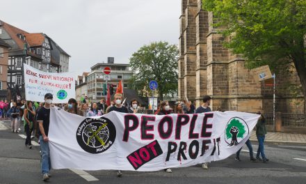 500 Menschen streiken fürs Klima