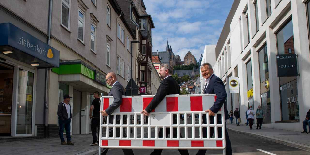 Gutenbergstraße wieder geöffnet