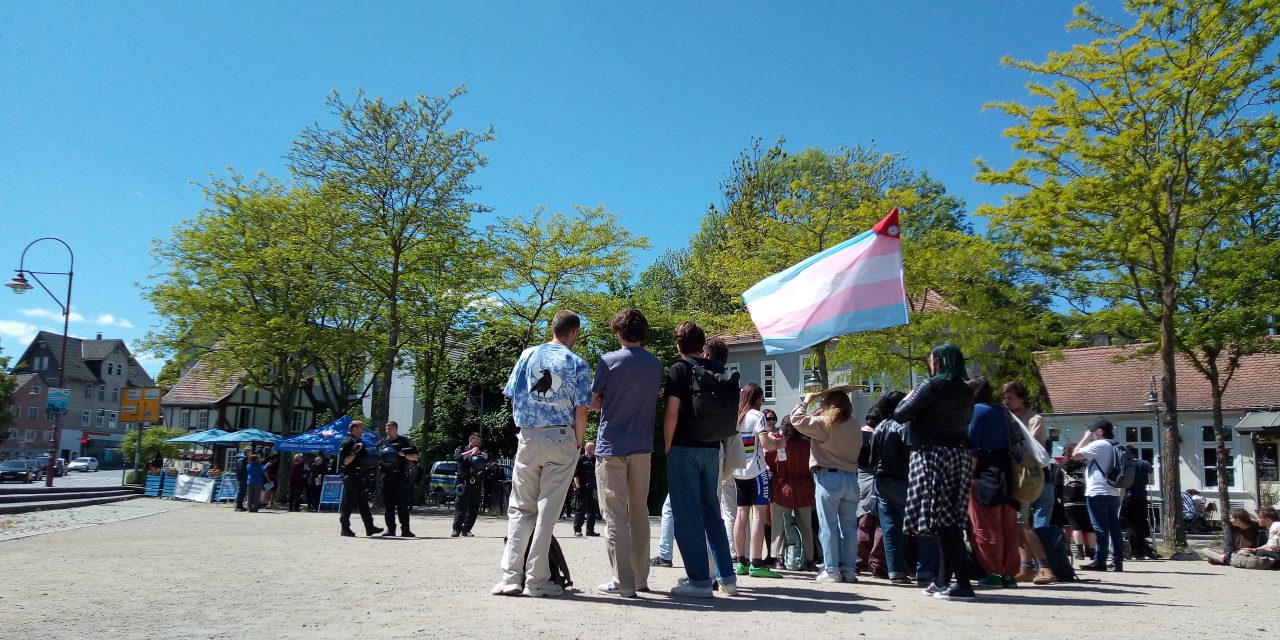 AfD-Protest – Die Erste