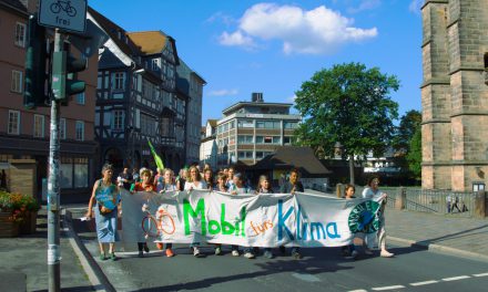 Klimademo für Verkehrswende