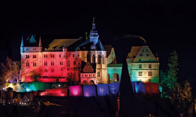 Ein Lichtermeer in der Stadt