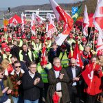 3000 Menschen demonstrieren am Pharmastandort