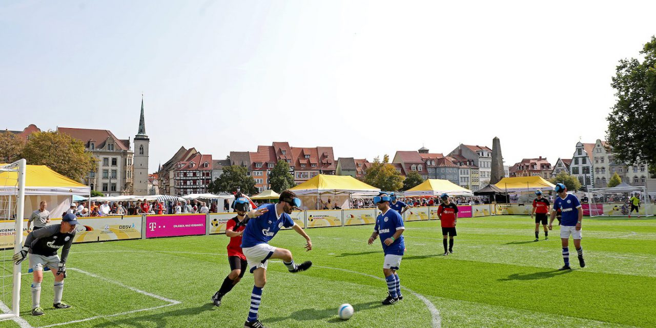 Ehrung für Marburger Blindenfußballer