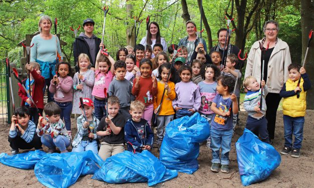 Kinder sammeln rund 100 kg Müll
