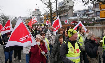 500 Streikende am Uni-Klinikum Marburg