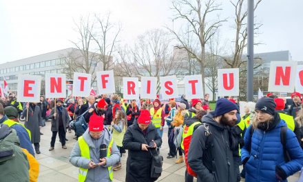 Verdi-Streik: 1.000 Landesbeschäftigte demonstrieren in Marburg