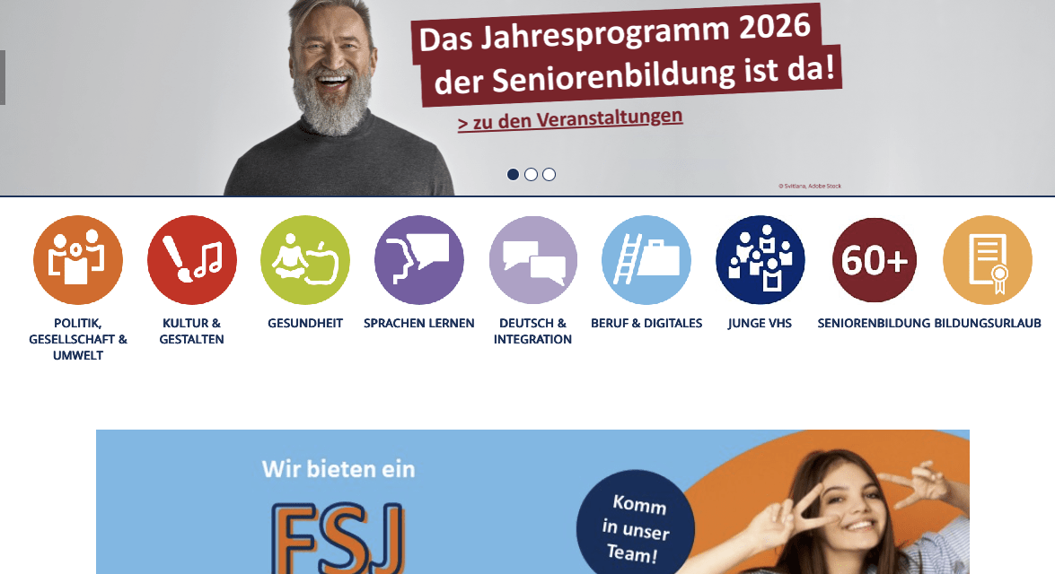 FSJ bei Kreis-Volkshochschule